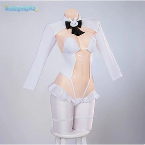Honkai Gakuen 2 Tiara City Express Cosplay Costume Leather jumpsuit necklace outerwear sock set women Halloween sexy new uniform