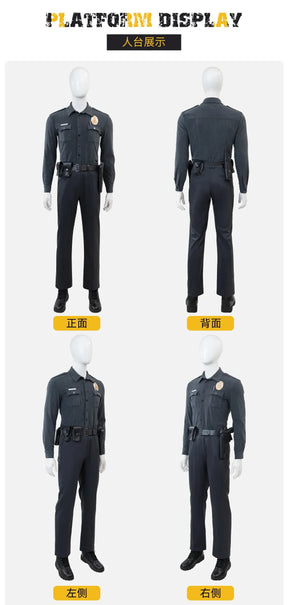 Mortal Kombat 1 T-1000 Cosplay Costume Uniform Halloween Carnival Party Christmas Play Role Clothes Clothing for Men