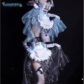 NIKKE：The Goddess of Victory Cinderella Cosplay Costume Halloween sweet beauty servant dress wig prop set girl Lolita uniform