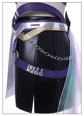 New Honor Of Kings A Ke Cosplay Costume Tops Skirt Sleeves Set For Game Party Custom Made