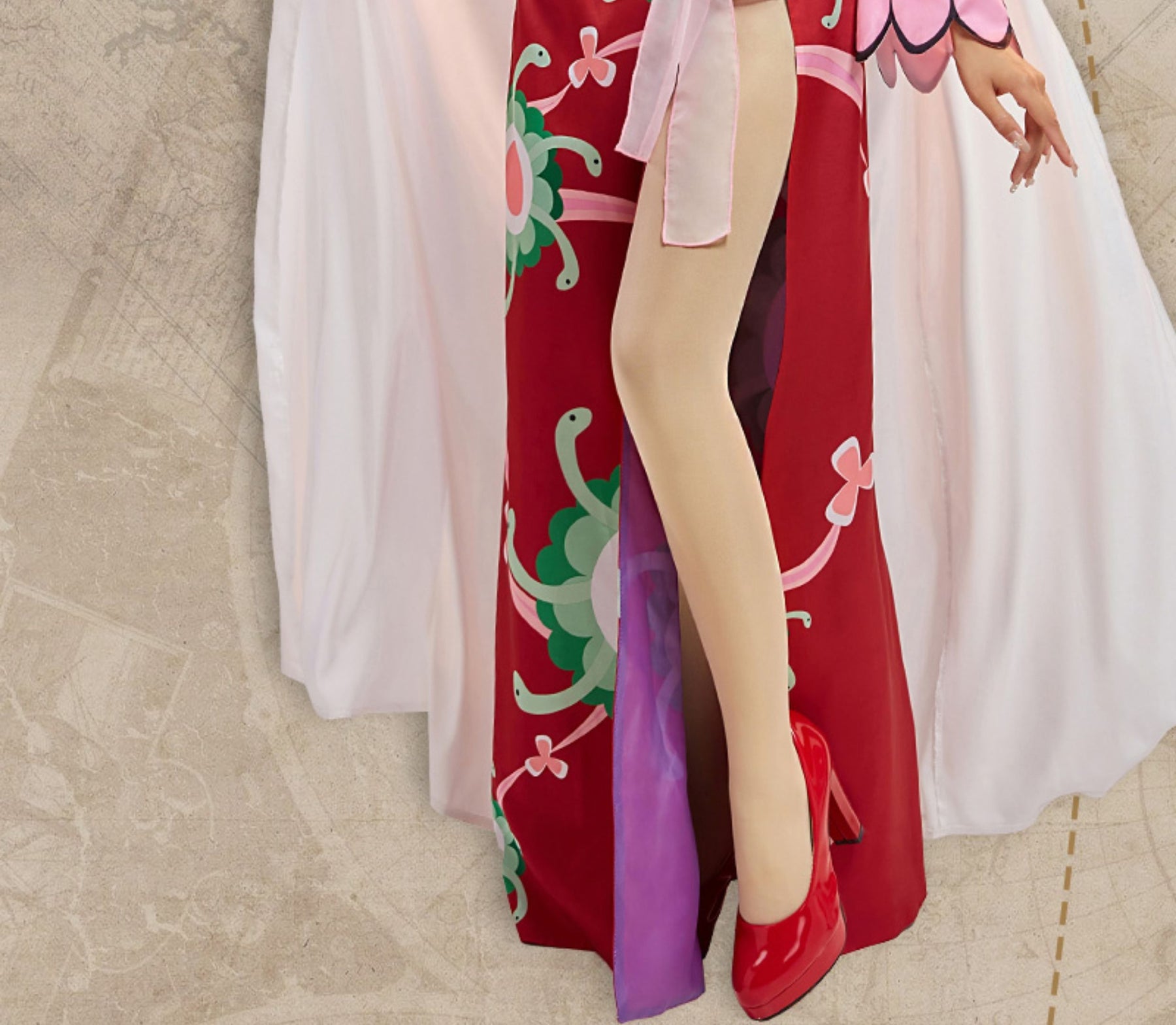 Shusheng-R Onepiece Boa Hancock Cosplay Kimono Costume Christmas Dress Halloween Party Suit Women