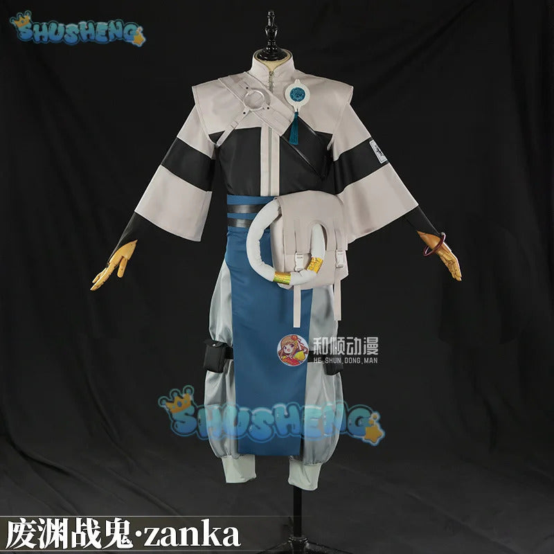 Anime GACHIAKUTA Zanka Cosplay Costume Uniform Halloween Carnival Party Christmas Play Role Clothes Clothing for Men
