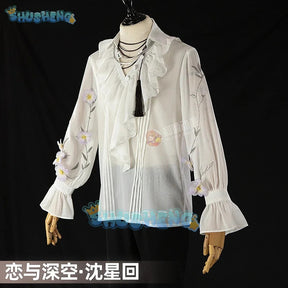 Love and Deepspace Xavier Cosplay Costume Shirt Party Fashion Handsome Uniform Halloween Role Play Clothing