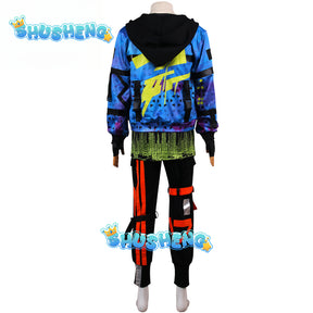 Dead Cos by Daylight Fantasy Jake Park Cosplay Costume Adult Men Coat Shirt Pants Outfits Halloween Carnival Party Disguise Suit