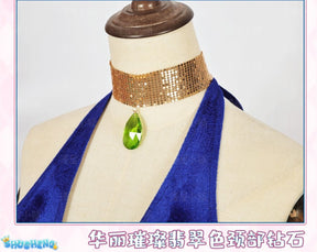 Anime Shugo Chara! Cosplay Tsukiyomi Utau Cosplay Doujin Costume Wig Women Tsukiyomi Utau Cosplay Dancer Sexy Dress