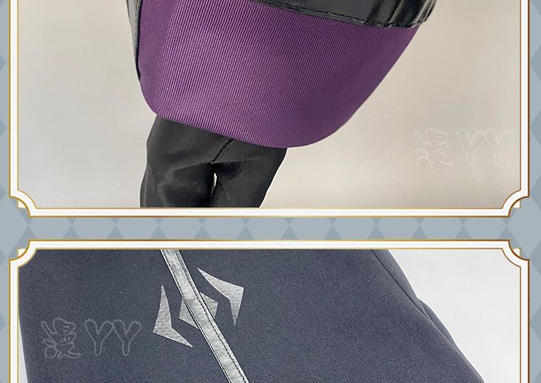 Kagenou Cid Cosplay Costume Anime The Eminence In Shadow Minoru Kageno Black Uniform Shadow Garden Cloak Belt Gloves Outfit