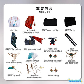 Game Genshin Impact Alhaitham Kaveh Cosplay Costume Fancy Suit Full Set Collaboration Suits For Women Men Halloween Party Props