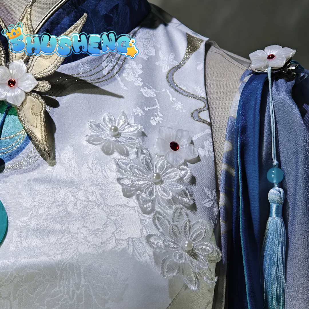 Qingxiao Cosplay Costume Game Cosplay Series: Wuthering Waves New character Qingxiao Cosplay elegant Costume full set