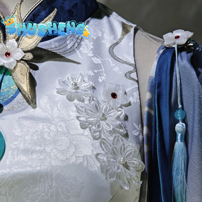 Qingxiao Cosplay Costume Game Cosplay Series: Wuthering Waves New character Qingxiao Cosplay elegant Costume full set
