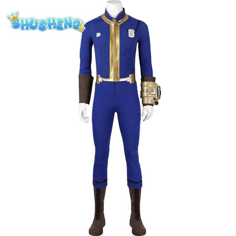 Hot Game Male Sheltersuit Survivor Suit Man Fall Cos Out Cosplay Sole Survivor Vault 75 and Custom Number Suit Individual Items