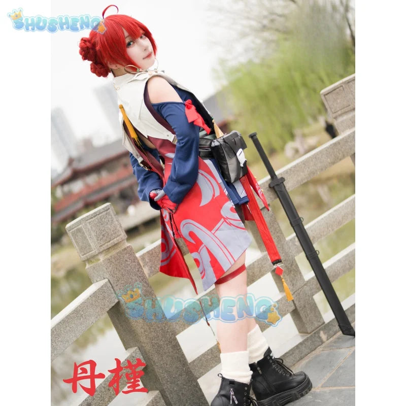 Danjin Cosplay Costume Wuthering Waves Game Suit Fashion Unifrom Dress Role Play Halloween Party Outfit Women XS-XXL New