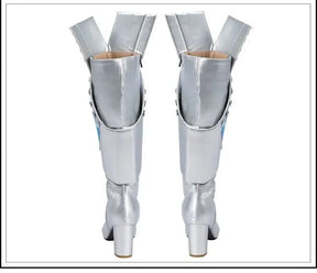White Queen Emma Grace Frost Rivals cosplay costume High quality women fantasy jumpsuit shoes props shoulder armor Halloween set