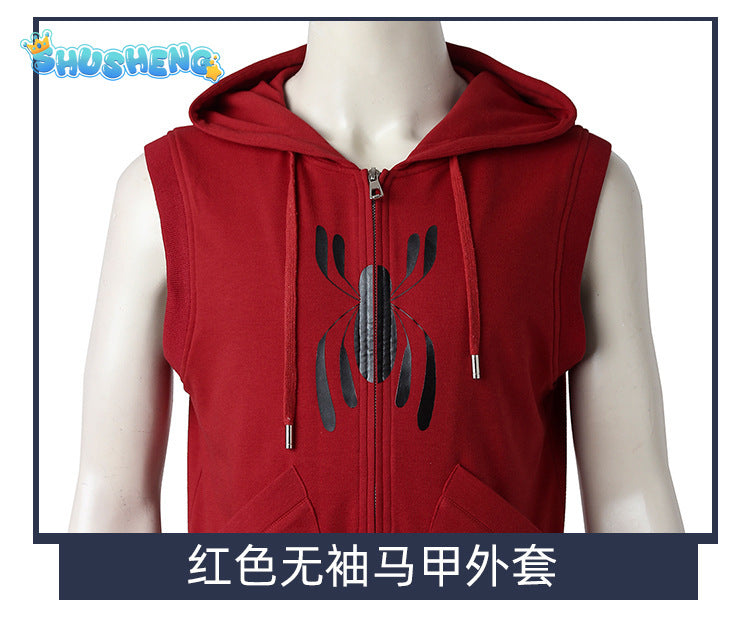 Spider-Man Costume Cosplay Peter Parker Spiderman Casual Suit Movie Spider-Man : Homecoming Cosplay Costume Halloween