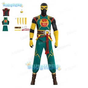 ‌Iron Fist‌‌Lin Lie‌ Cosplay Costume Uniform Halloween Carnival Party Christmas Play Role Clothes Clothing for Men