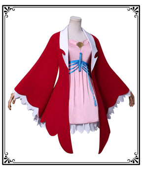 Little Dance Cosplay Anime Dou Luo Da Lu Soul Land Cosplay XiaoWu Sea God Island Top Cloak Prop Suit Cos for Women Girls Outfit