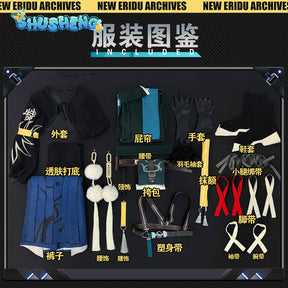 Game Cosplay Series: Zenless Zone Zero Asaba Harumato - Halloween Costume (Anti-Airborne Sixth Division) Cosplay Costume full set Shushengcos S-XL