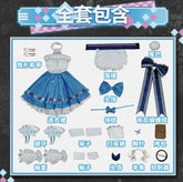 Shusheng Arknights Eyjafjalla A Picnic Before A Long Trip Game Suit Sweet Lovely Dress Cosplay Costume Halloween Party Outfit