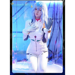 Ayanami Rei EVA Cosplay Anime EVA Carnival party costume sexy one-piece bodysuit headwear hand jewelry shoulder armor Woman set