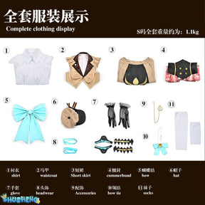 Honor Of Kings Xiao Qiao Secret Traces Women Cosplay Costume Cos Game Anime Party Uniform Hallowen Play Role Clothes Clothing