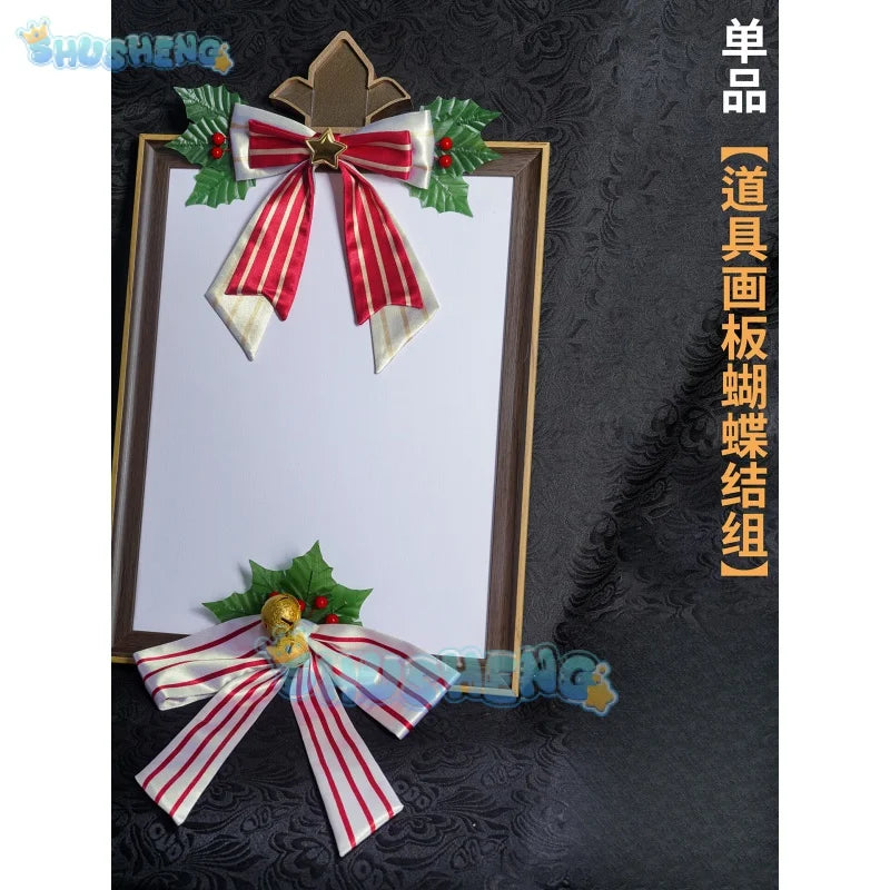 Identity V Edgar Valden Painter Warm Christmas Eve QiZhen Fashion Game Suit Lovely Uniform Cosplay Costume Party Outfit