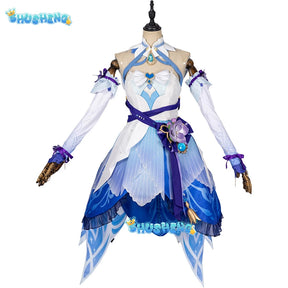 Genshin Impact Nilou Cosplay Costume Wig Breeze of Sabaa Dress Uniform New Skins Dancer Headwear Halloween Party for Women Girls