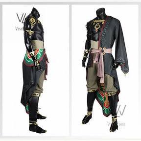 New Game Ganondorf Tears of the Kingdom Cosplay Costume Character Uniform Halloween Carnival Costume Complete Set Men Suit