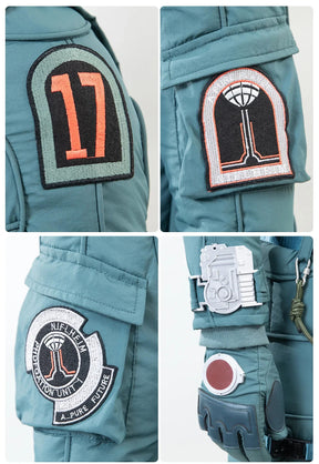 Mickey 17 Mickey Barnes Cosplay Costume Uniform Halloween Carnival Party Christmas Play Role Clothes Clothing for Men