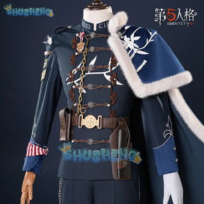 Identity V Lestrade Jose Baden Cosplay Costume First Officer Uniform Halloween Carnival Party Christmas Play Role Clothes