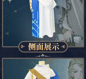 Six Cosplay Anime Reverse:1999 Cosplay Costume Prisoner 6 Dress 37 Cosplay DRESSES Cloak Headwear Uniform Set for Woman Man
