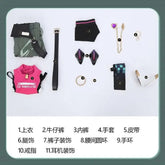 Game Juno OVERWATCH2 Cosplay Costume Halloween party casual men women uniform jacket strapless pants prop set