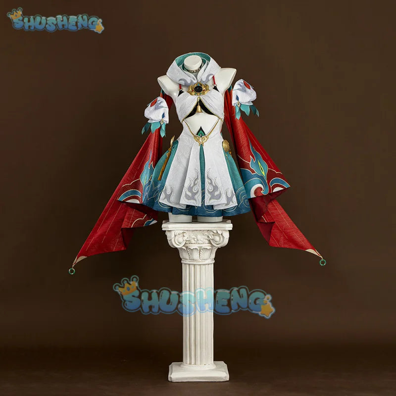 Yunli Cosplay Game Honkai: Star Rail Costume Sweet Elegant National Style Dress Halloween Party Role Play Clothing