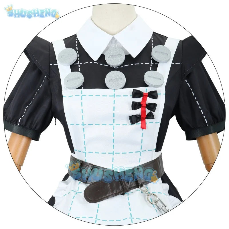 Zenless Zone Zero Cos Corin Wickes Cosplay Saw Maid Costume Cute Game Anime Lolita