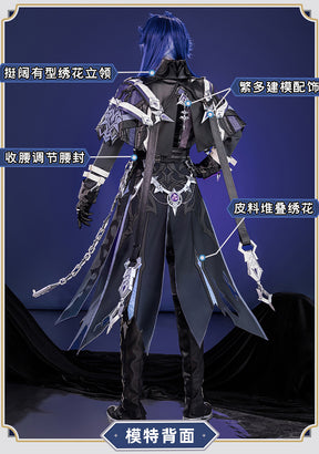 Shusheng-R Genshin Impact Kyryll Chudomirovich Flins Cosplay Costume Full Set Uniform Role Play Halloween Carnival Party Outfit