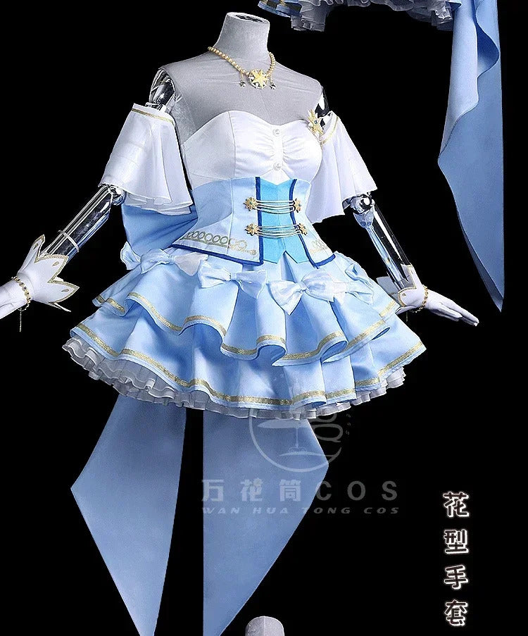 Vladilena·Milize Cosplay Anime 86 -Eightysix- Costume Magical Girl Uniform Dress Halloween Party Role Play Clothing