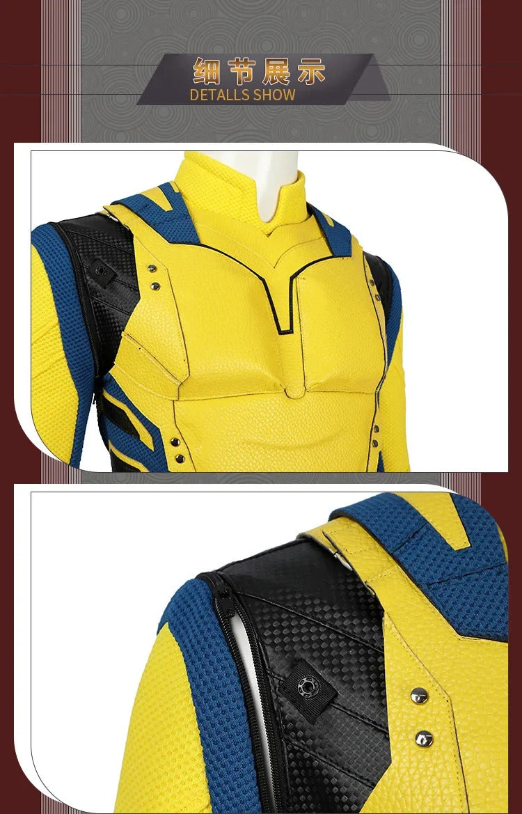 Dead cos pool 3 Wolverine Cosplay Costume Uniform Halloween Carnival Party Christmas Play Role Clothes Clothing for Children