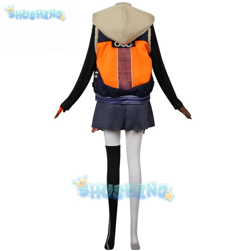 Wise Belle Cosplay Costume Game Zenless Zone Zero Jacket Top Pants with Props Full Set Suits Halloween Party Outfits Men Women