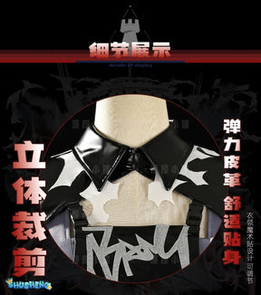 CoserStar-SR Arknights EW Walter Wiš'adel Cosplay Costume Outfit Halloween Carnival Party Role Play Uniform Suits