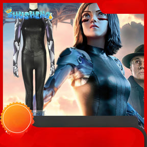 Alita Battle Angel Alita Cosplay Costume 3D Printed Jacket Superhero Cosplay Halloween Suit Leather Vest Pants