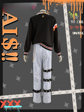 Shusheng-R Ensemble Stars Amagi Hiiro/Amagi Rinne Cosplay Costume Full Set Uniform Props Accessories Halloween Carnival Party