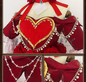 Identity V Specimen Gallery Bloody Queen Official Cosplay Costume Women's Long Dress Game Full Of Suit Character Roleplay Outfit