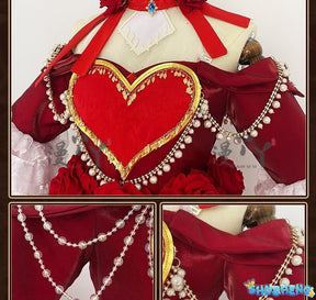 Identity V Specimen Gallery Bloody Queen Official Cosplay Costume Women's Long Dress Game Full Of Suit Character Roleplay Outfit