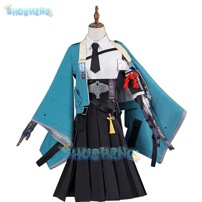 Zenless Zone Zero cos Hoshimi Miyabi kimono cosplay Cute clothing set for women