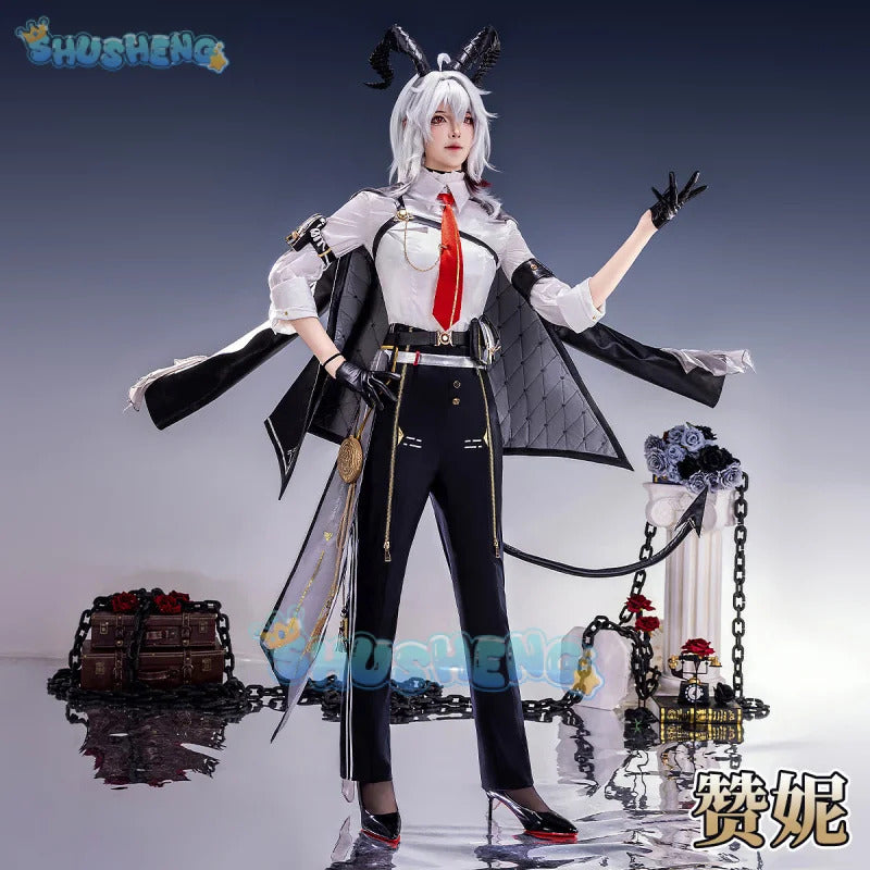 Game Wuthering Waves Zani Cosplay Costume Uniform Halloween Carnival Party Christmas Play Role Clothes Clothing