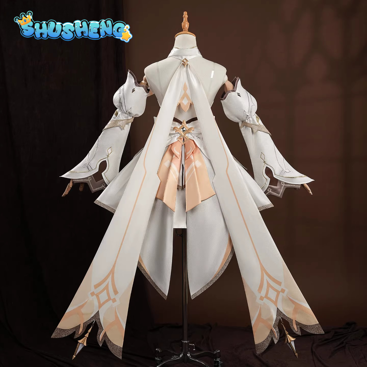 Game Cosplay Series: Genshin Impact- Lumine "Restorer of Worlds" Outfit  Cosplay sweet Costume full set Shushengcos