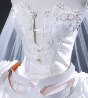 DARLING in the FRANXX Zero Two Cosplay Costume 02 Wedding Dress Uniform Halloween Carnival Party Christmas Play Role  Clothing