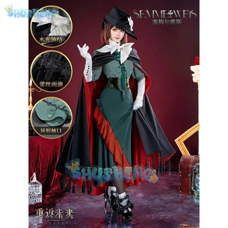 Shusheng Reverse:1999 Semmelweis Women Gown Cosplay Costume Cos Game Anime Party Uniform Hallowen Play Role Clothes Clothing