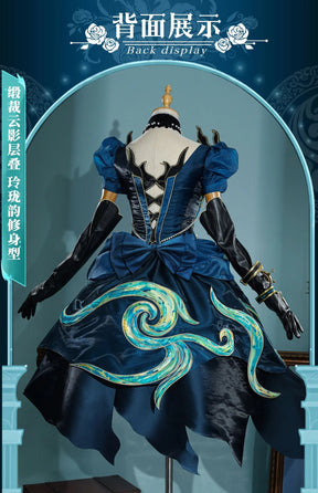Identity V Brynhildr Vilulf Archer‌Untimely Velver.‌ Cosplay Costume Uniform Halloween Carnival Party Christmas Play Role