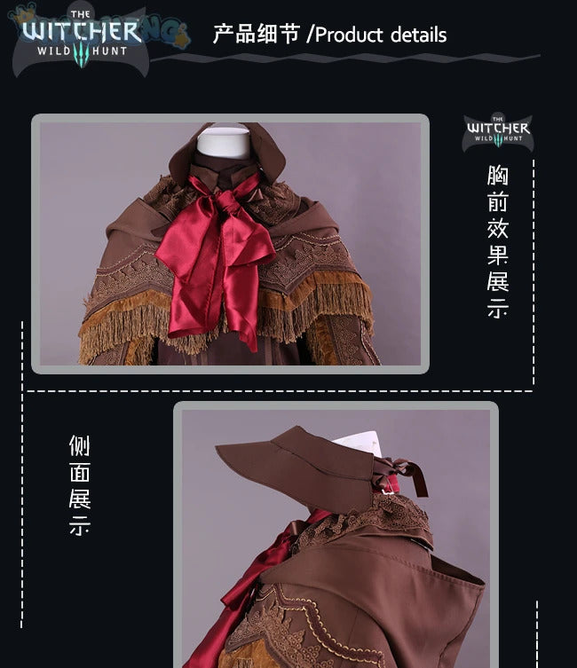 Game Bloodborne Cosplay doll The daughter of the universe Costume Shawl hat scarf handguard dress Halloween party Doll uniform