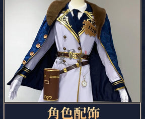 Identity V Andrew Kreiss Grave Keeper Conductor Game Suit Gorgeous Cosplay Costume Halloween Party Role Play Outfit