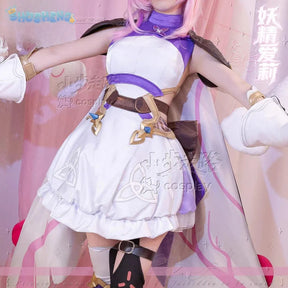 Game Honkai Impact 3 Elysia Cosplay Costume Halloween Carnival Women Sweet Lolita Dress Gloves Props Wig Shawl Socks Uniform Set